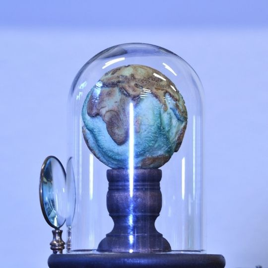 Globe with Cloche